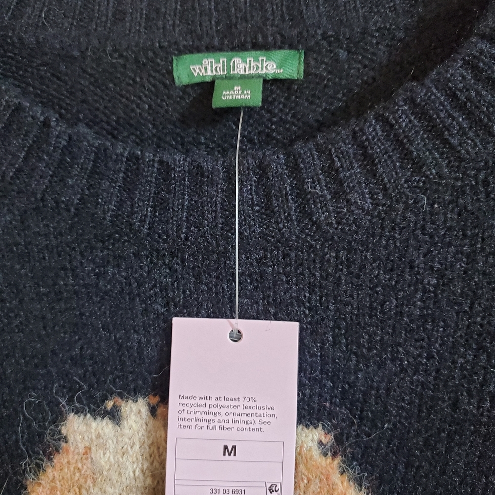 ●CHOOSE XS - XL● NWT Women's Wild Fable Crewneck Heritage Dog Novelty Sweater - Picture 8 of 14